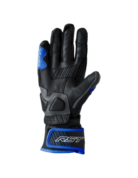 Gants moto cuir RST Fulcrum - Bleu