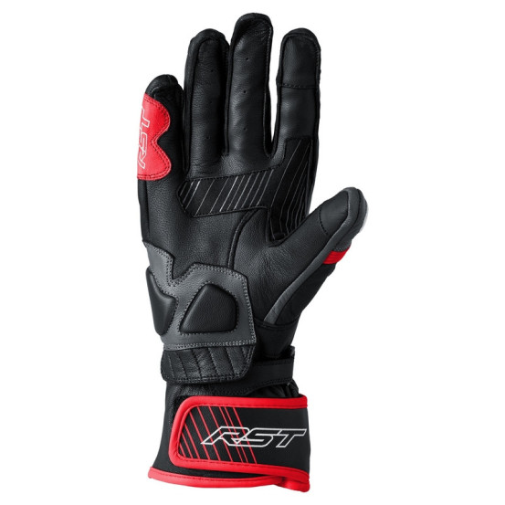 Gants moto cuir RST Fulcrum - Rouge