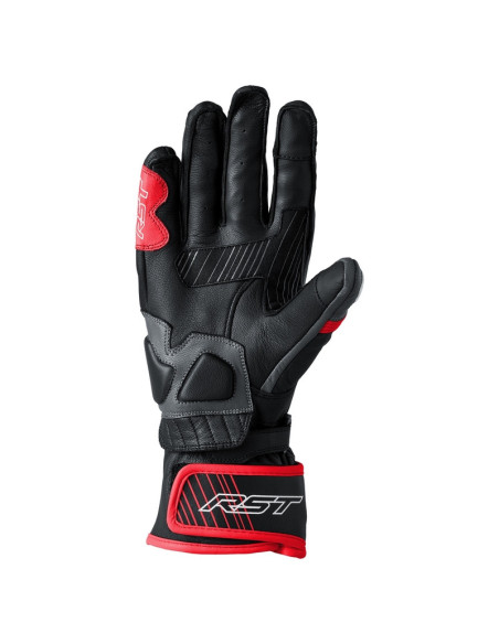 Gants moto cuir RST Fulcrum - Rouge