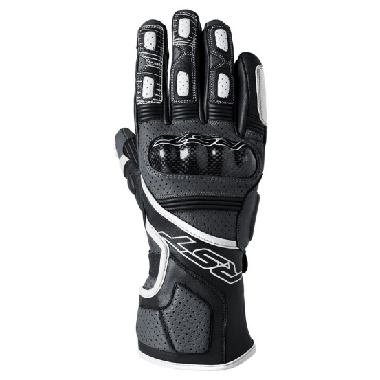 Gants moto cuir RST Fulcrum - Blanc
