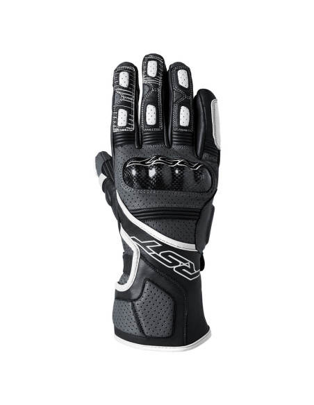 Gants moto cuir RST Fulcrum - Blanc