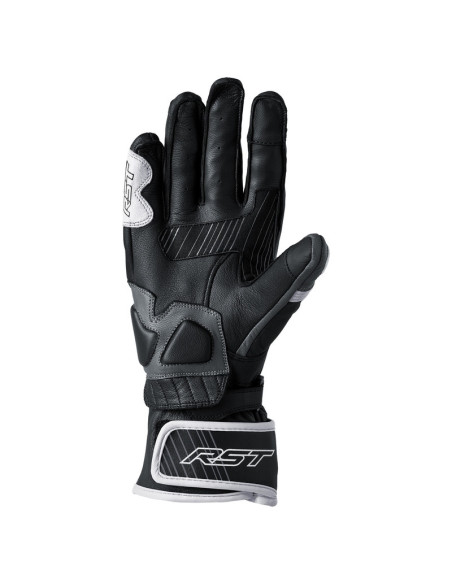 Gants moto cuir RST Fulcrum - Blanc