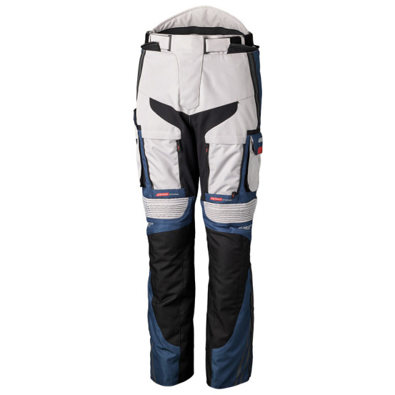 Pantalon route textile RST Pro Series AdventureX CE Argent Bleu Rouge
