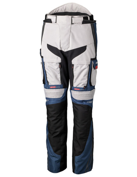 Pantalon route textile RST Pro Series AdventureX CE Argent Bleu Rouge