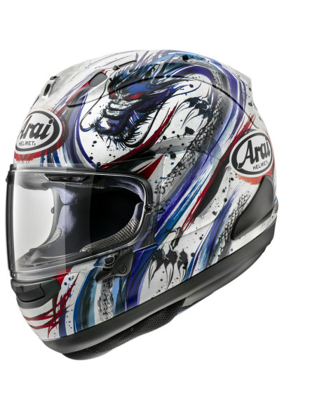 Casque intégral Arai RX-7V Evo Kiyonari Trico - Bleu