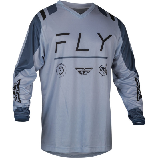 Maillot cross Fly Racing 2024 F-16 Arctic - Gris Stone