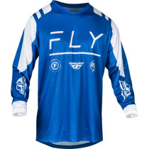 Maillot cross Fly Racing 2024 F-16 - Bleu Blanc