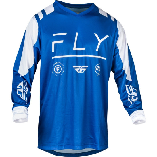 Maillot cross Fly Racing 2024 F-16 - Bleu Blanc