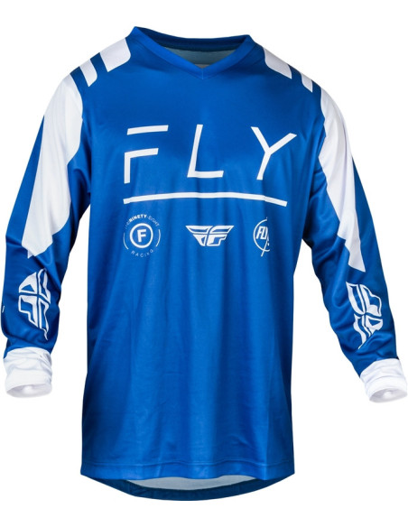 Maillot cross Fly Racing 2024 F-16 - Bleu Blanc