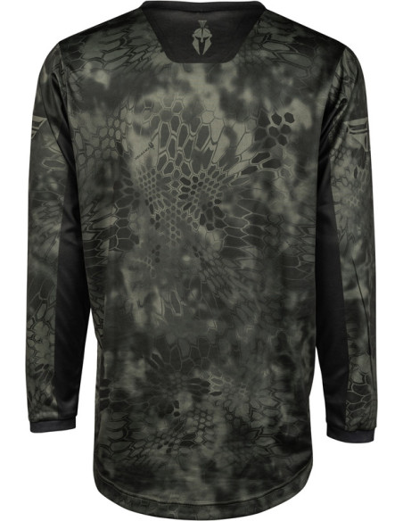 Maillot cross Fly Racing 2024 F-16 S.E Kryptek Moss - Gris Noir