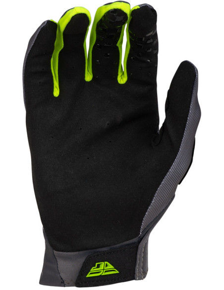 Gants cross Fly Racing 2024 Pro Lite - Charcoal Jaune Fluo