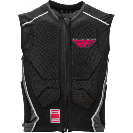 Gilet protection sans manche zip Fly Racing Barricade - Noir