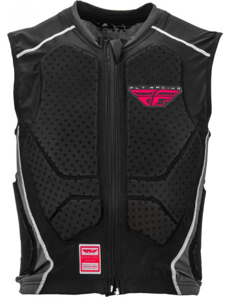 Gilet protection sans manche zip Fly Racing Barricade - Noir
