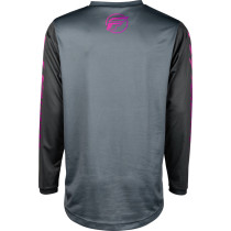Maillot cross enfant Fly Racing 2024 F-16 - Gris Charcoal Rose 2
