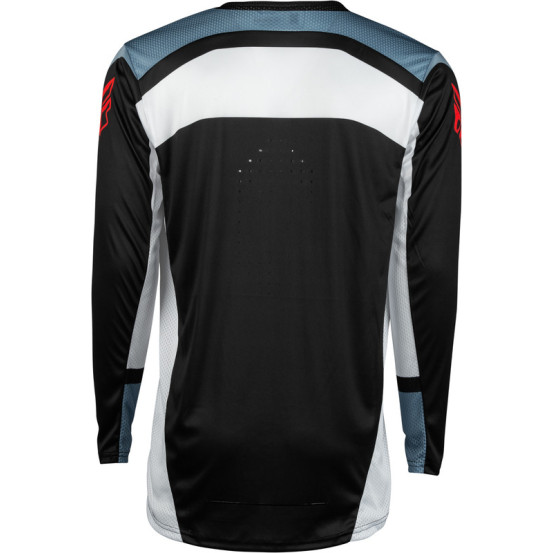 Maillot cross Fly Racing 2024 Lite - Noir Blanc Gris