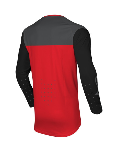 Maillot cross Seven 24.1 Vox Aperture - Rouge fluo
