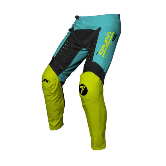 Pantalon cross Seven 24.1 Vox Aperture - Jaune Fluo Bleu
