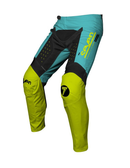 Pantalon cross Seven 24.1 Vox Aperture - Jaune Fluo Bleu