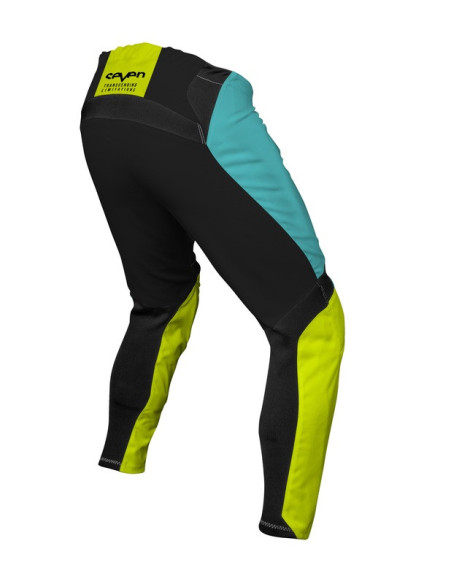Pantalon cross Seven 24.1 Vox Aperture - Jaune Fluo Bleu
