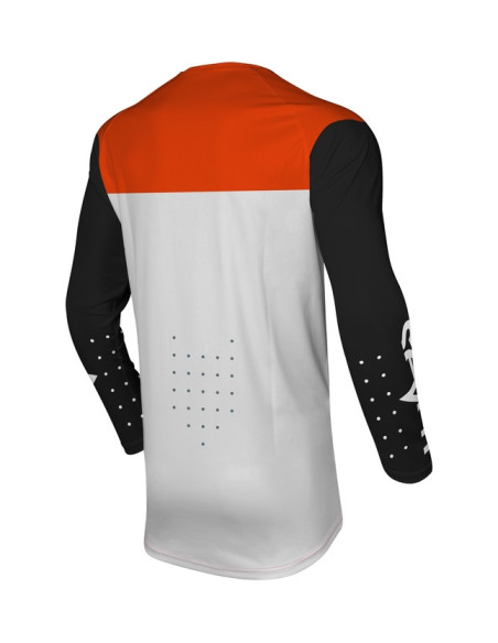 Maillot cross enfant Seven 24.1 Vox Aperture - Blanc Orange