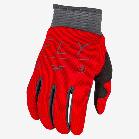 Gants cross enfant Fly Racing 2024 F-16 - Rouge Charcoal Blanc