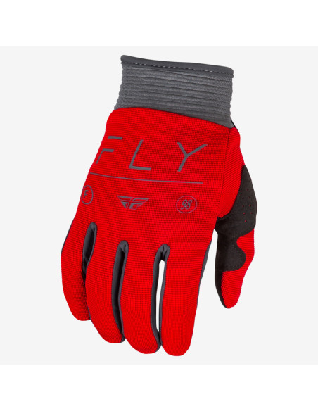 Gants cross enfant Fly Racing 2024 F-16 - Rouge Charcoal Blanc