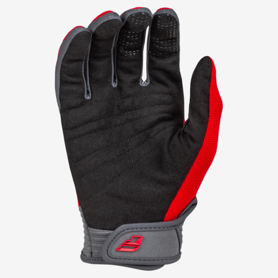 Gants cross enfant Fly Racing 2024 F-16 - Rouge Charcoal Blanc