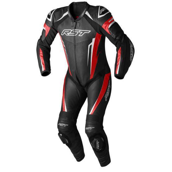 Combinaison moto cuir RST TracTech Evo 5 CE - Rouge Blanc