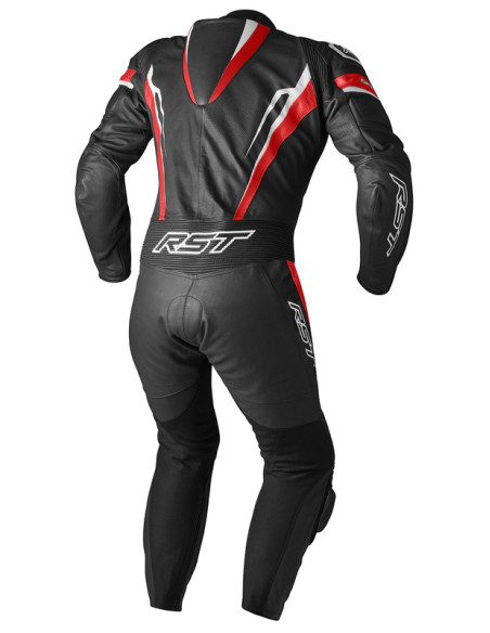 Combinaison moto cuir RST TracTech Evo 5 CE - Rouge Blanc