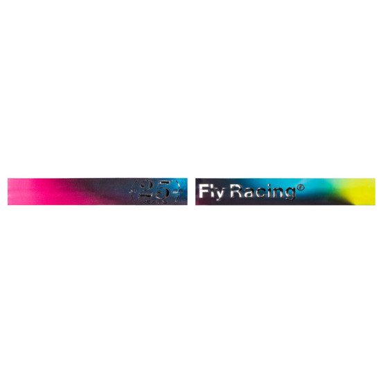 Masque cross Fly Racing 2024 Zone Pro Elite Legacy - Fuschia Bleu Jaune Fluo