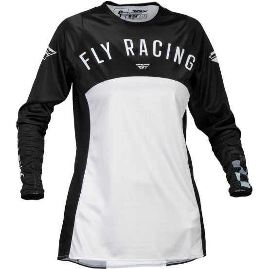 Maillot cross femme Fly Racing 2024 Lite - Noir Gris