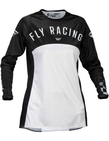 Maillot cross femme Fly Racing 2024 Lite - Noir Gris