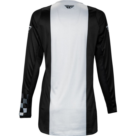 Maillot cross femme Fly Racing 2024 Lite - Noir Gris