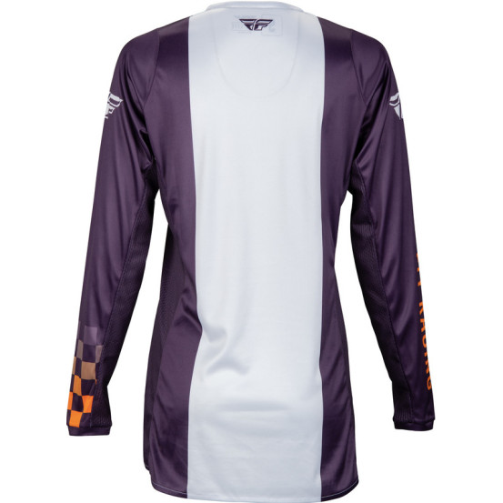 Maillot cross femme Fly Racing 2024 Lite - Violet Blanc Corail Fluo
