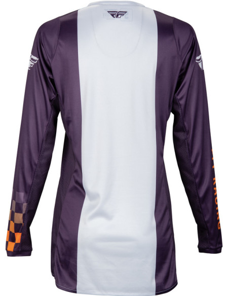 Maillot cross femme Fly Racing 2024 Lite - Violet Blanc Corail Fluo