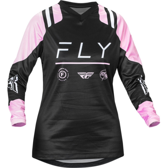 Maillot cross femme Fly Racing 2024 F-16 Artic - Noir Lavande