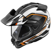 Casque intégral ARAI TOUR-X5 Discovery - Orange Noir Blanc