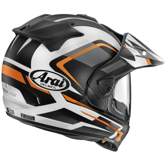 Casque intégral ARAI TOUR-X5 Discovery - Orange Noir Blanc