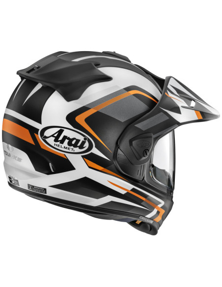 Casque intégral ARAI TOUR-X5 Discovery - Orange Noir Blanc