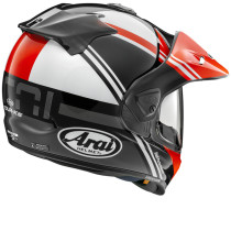 Casque intégral ARAI TOUR-X5 Cosmic - Rouge Blanc Noir 2