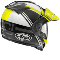 Casque intégral ARAI TOUR-X5 Cosmic - Jaune Fluo Blanc Noir 2