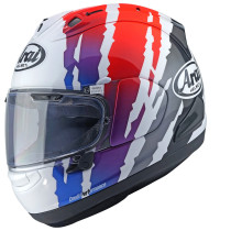 Casque intégral ARAI RX-7V EVO BLADE- Rouge Blanc Bleu