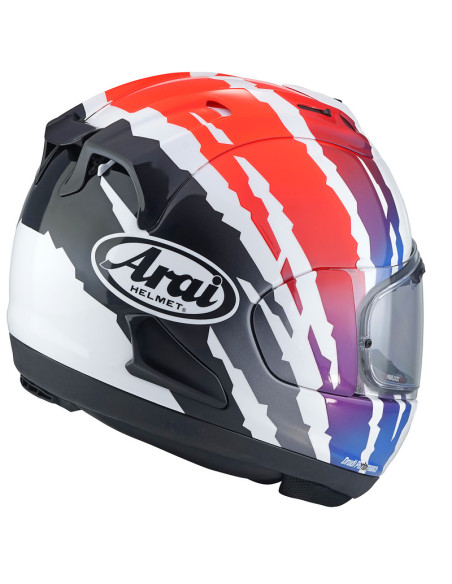 Casque intégral ARAI RX-7V EVO BLADE- Rouge Blanc Bleu