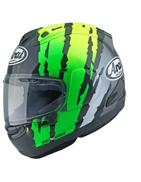 Casque intégral ARAI RX-7V EVO BLADE- Jaune Vert Noir