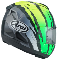 Casque intégral ARAI RX-7V EVO BLADE- Jaune Vert Noir 2