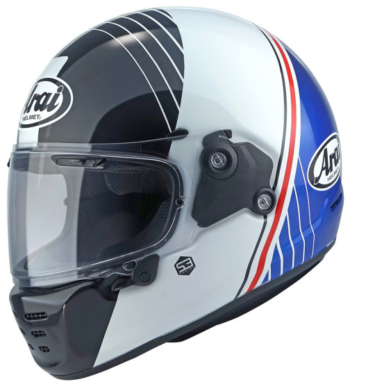 Casque intégral ARAI Concept-XE Temu Bleu Blanc Noir