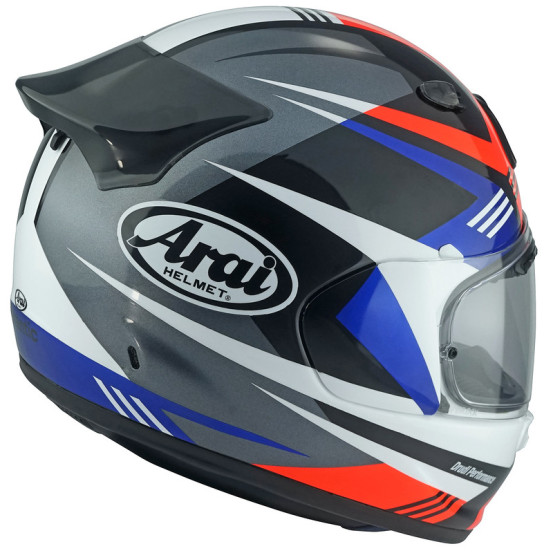 Casque intégral ARAI Quantic Mark Rouge Bleu Noir