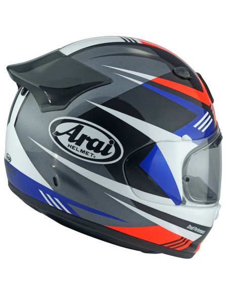 Casque intégral ARAI Quantic Mark Rouge Bleu Noir