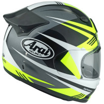 Casque intégral ARAI Quantic Mark Jaune Blanc Noir 2