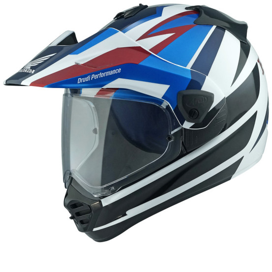 Casque intégral ARAI TOUR-X5 Africa Twin - Bleu Blanc Noir